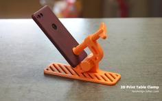 Table Clamp 3D Printer Model