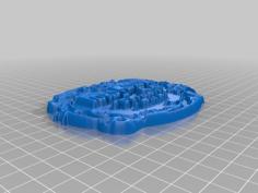 1903 Ford Badge (revisited: Raised Text) 3D Printer Model