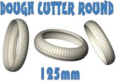 Painless Dough Cutter Round 125mm 3D Printer Model