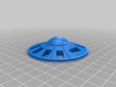 Lift Off Space Ship 3D Printer Model