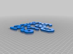 Numbers Game Puzzle Thing 3D Printer Model