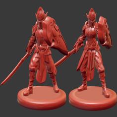 Elf Soldier Miniatures 3D Printer Model