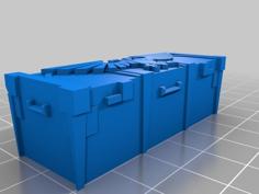 Wargame 40K Ammo Large Size Crate – 28mm 3D Printer Model