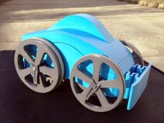 Flywheel Toy Car 3D Printer Model