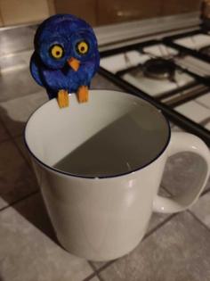 Owl Teabag Holder 3D Printer Model