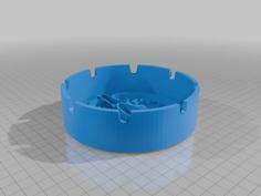 Ashtray Lungs Please Dont Smoke Me Too 3D Printer Model