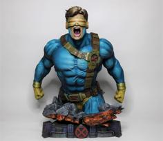 WICKED MARVEL CYCLOPS BUST: TESTED AND READY FOR 3D PRINTING 3D Printer Model