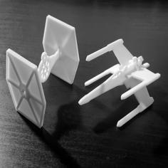 Tie Fighter Ornament With Panels 3D Printer Model