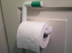 Toilet Paper Holder With Hidden Screws 3D Printer Model