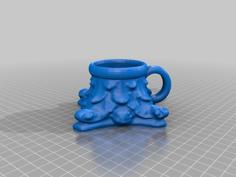 Column Espresso Cup 3D Printer Model