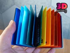 Filament Swatch Book – OpenSCAD 3D Printer Model