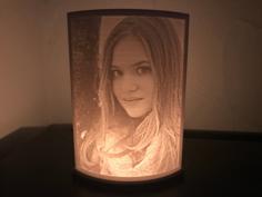 Lithophane-Ständer “Teelicht” Für Hochkantbilder 4:3 3D Printer Model