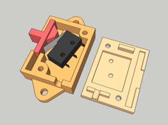 Slide Switch Using 20mm Microswitch 3D Printer Model