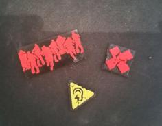 Token Zombicide S1 3D Printer Model