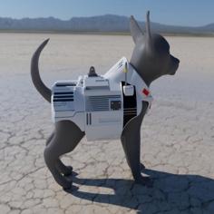 Carlz Chihuahua Sci-Fi Dog Armor 3D Printer Model