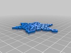 Christmas Snowflakes 3D Printer Model