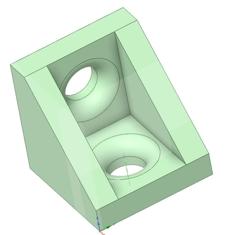 Corner Bracket / Haltewinkel 10x10x10mm 3D Printer Model