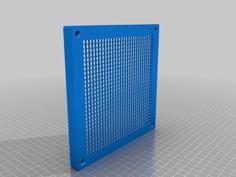 Bathroom Ventilation Grille 3D Printer Model