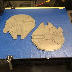 Millennium Falcon Coaster 3D Printer Model