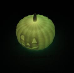 Halloween Pumpkin RGB LED 3d-printed 3d-print-ka@web.de Kürbis 3D Printer Model