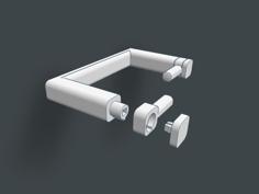 Minimalist Quick Change Toilet Paper Holder [V2.3c] 3D Printer Model