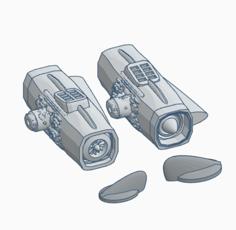 Sleek Single Pod MRF Engines (Gaslands) 3D Printer Model