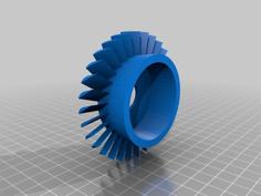 5-Stage Axial Compressor ( Jet Engine ) 3D Printer Model