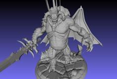 Daemon Prince Behemoth 3D Printer Model