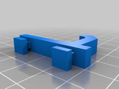 Parametric Tool Panel Hook 3D Printer Model