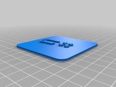 Braille-Thai Alphabet For Braille 3D Printer Model