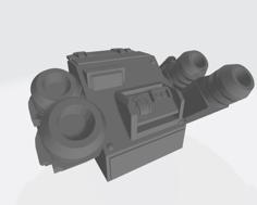 Interstellar Army – Quad Mortar And Quad Cannon 3D Printer Model