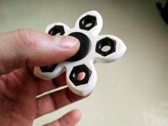 M8 Hexnut-Flower Fidget Spinner 3D Printer Model