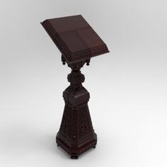 Analogion – Stand For Books For Priest Or Profet (For DND Miniature And Remixes) 3D Printer Model