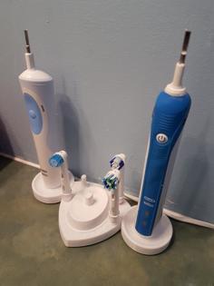 Dual OralB Stand 3D Printer Model