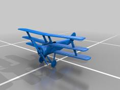 Sopwith Triplane 3D Printer Model