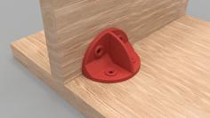 Rounded Furniture Bracket (90 Degree) 3D Printer Model