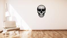 Skull / Lebka Wall Decoration 3D Printer Model