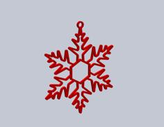 CHRISTMAS_SNOWFLAKE 3D Printer Model