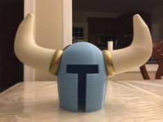 Shovel Knight Helmet 3D Printer Model