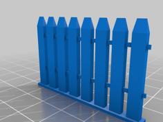 Picket Fence 3D Printer Model