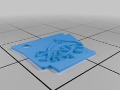 Arkansas Catfish Key Chain 3D Printer Model