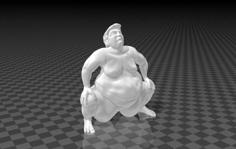 Trump Sumo Wrestler 3D Printer Model