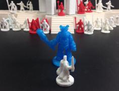 Noble Hero And Elder Hill Troll (18mm Scale) 3D Printer Model