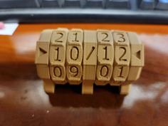 Modular Number – Desk Calendar 3D Printer Model