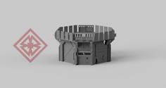 Warhammer 40k Inspired Communication Outpost 3D Printer Model