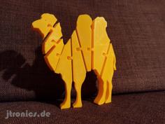 Flexi Articulated Camel Full 3D Printer Model