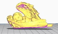 Angel Durmiendo (reparado, Izquierdo Y Derecho) 3D Printer Model