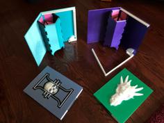 Folding Dice Tower In A Book 3D Printer Model