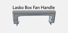 Lasko Box Fan Handle 3D Printer Model