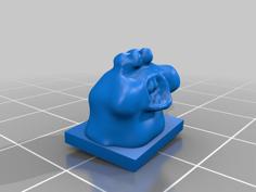 Chewing Character 3D Printer Model